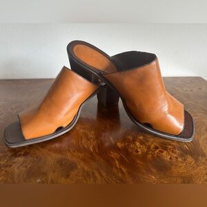 Vintage Nine West Leather Mules